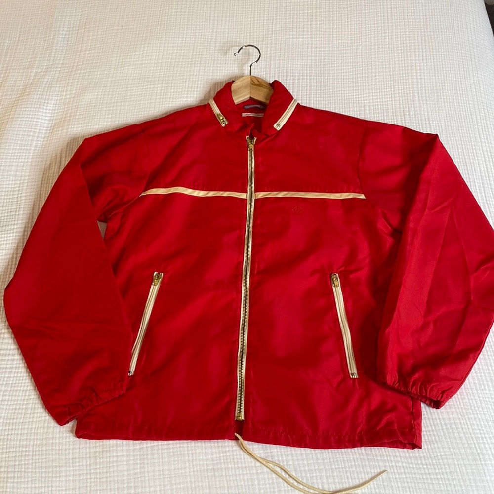 Gant Rugger Vintage red warm up jacket size Small